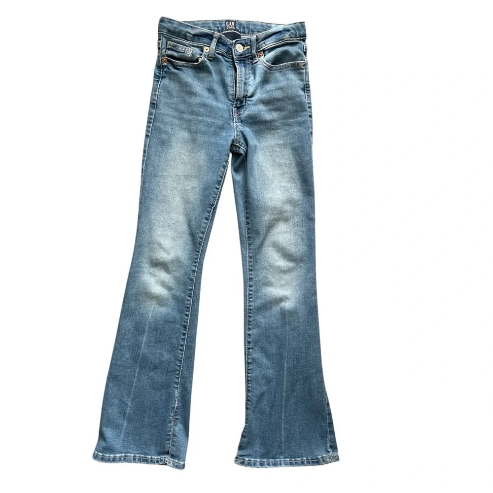 GAP 70’s HIGH RISE FLARE JEANS SIZE 14